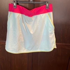 Lands End swim skirt with attached brief. EUC, size 12